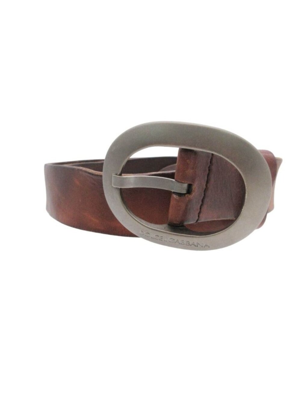 Dolce & Gabbana Belt Leather Brown 95